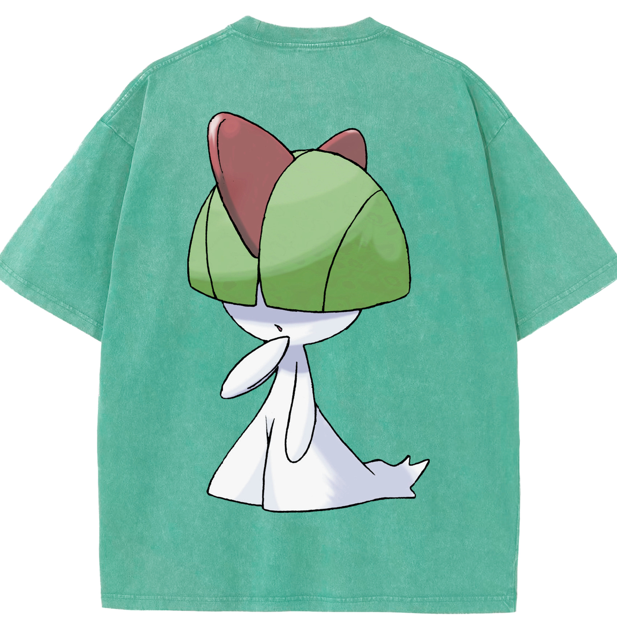（画像用） ポケットモンスター Pokémon 綿100% ヴィンテージ風 半袖Tシャツ（背面プリント）